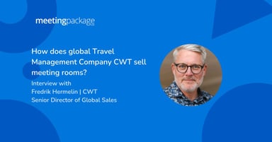 How does global Travel Management Company CWT sell meeting rooms?