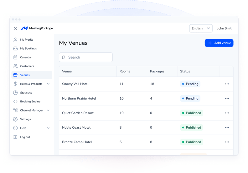 Manage your group bookings & meeting rooms with ease | MeetingPackage Manage your group bookings & meeting rooms with ease | MeetingPackage