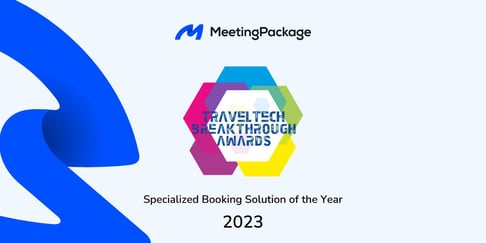 MeetingPackage Takes Home Specialized Booking Solution of the Year at TravelTech Breakthrough Awards